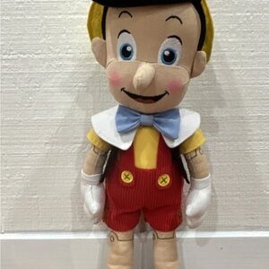 Disney Pinocchio Plush Doll - Red, Yellow & Blue